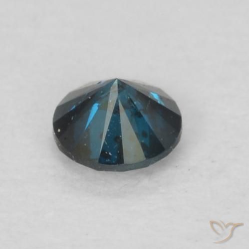 9,17 ctw natürlicher Blau Diamant, Runden, VS-SI
