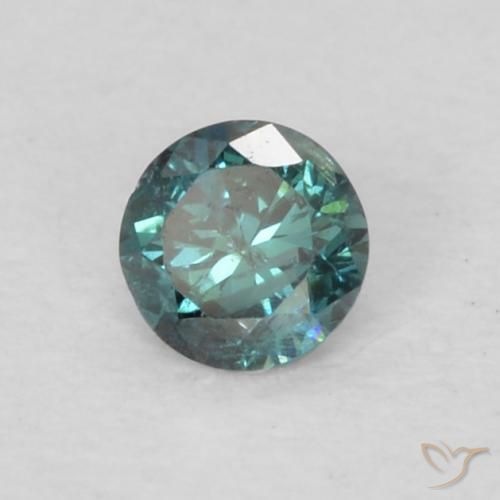 9,17 ctw natürlicher Grün Diamant, Runden, VS-SI