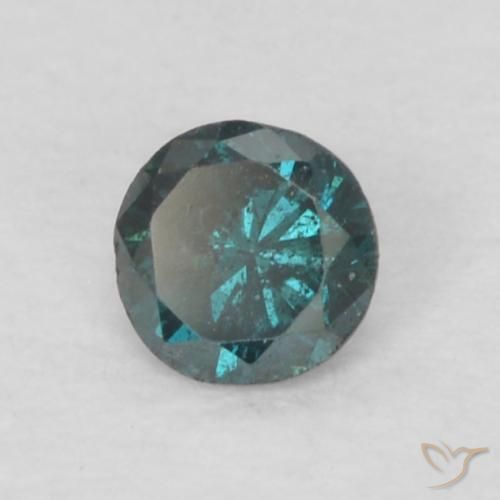 9,17 ctw natürlicher Blau Diamant, Runden, VS-SI