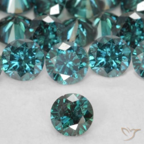 9,17 ctw natürlicher Grün Diamant, Runden, VVS-VS