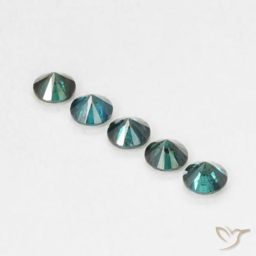 9,17 ctw natürlicher Grün Diamant, Runden, VVS-VS