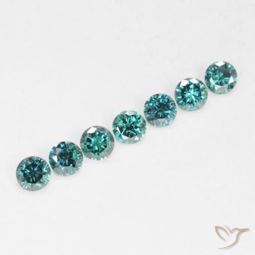 9,17 ctw natürlicher Grün Diamant, Runden, VVS-VS