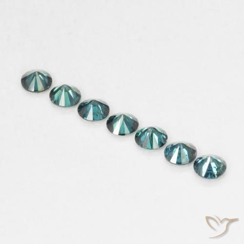 9,17 ctw natürlicher Grün Diamant, Runden, VVS-VS