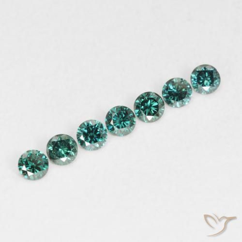 9,17 ctw natürlicher Grün Diamant, Runden, VVS-VS