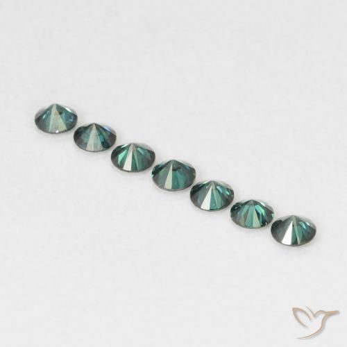 9,17 ctw natürlicher Grün Diamant, Runden, VVS-VS