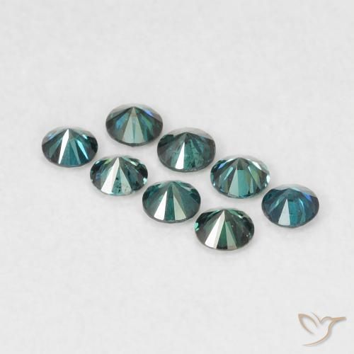 9,17 ctw natürlicher Grün Diamant, Runden, VVS-VS