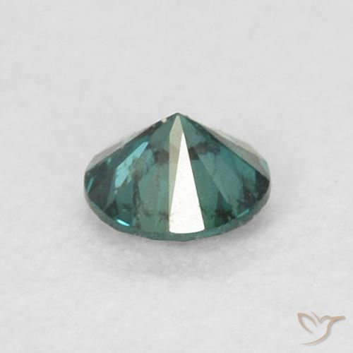 9,17 ctw natürlicher Grün Diamant, Runden, VS