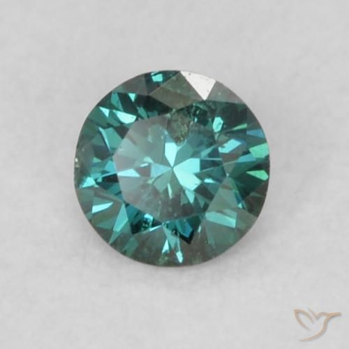 9,17 ctw natürlicher Grün Diamant, Runden, VS