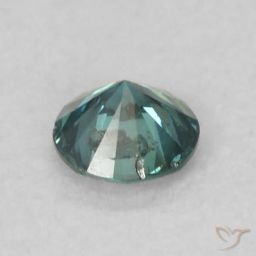 9,17 ctw natürlicher Grün Diamant, Runden, VS