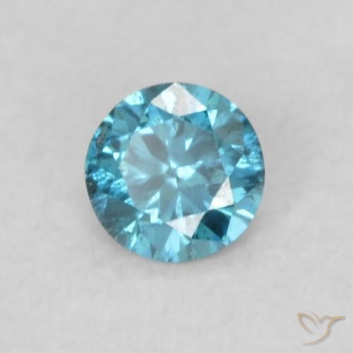 9,17 ctw natürlicher Blau Diamant, Runden, VS