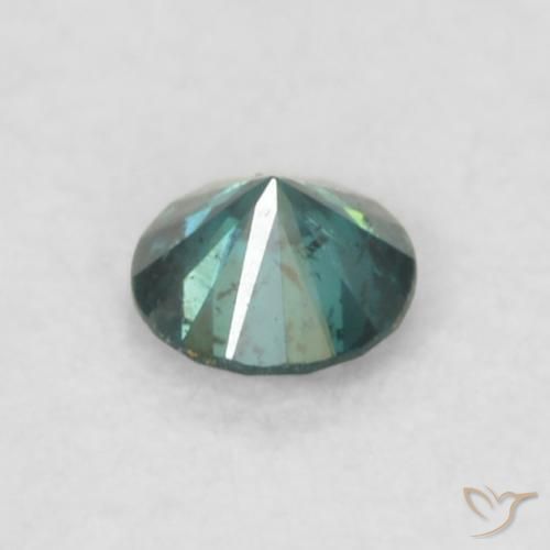 9,17 ctw natürlicher Grün Diamant, Runden, VS