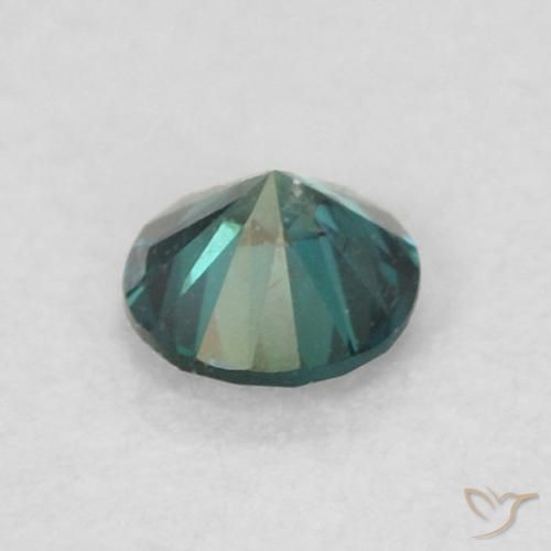 9,17 ctw natürlicher Grün Diamant, Runden, VS