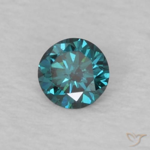 9,17 ctw natürlicher Blau Diamant, Runden, VVS