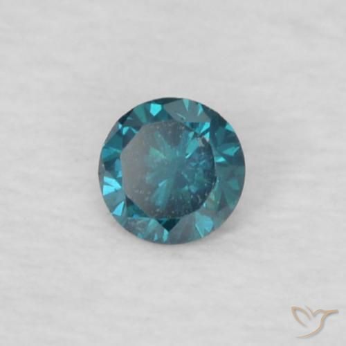 9,17 ctw natürlicher Blau Diamant, Runden, VVS