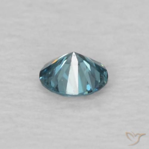 9,17 ctw natürlicher Blau Diamant, Runden, VVS