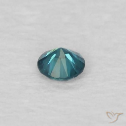 9,17 ctw natürlicher Blau Diamant, Runden, VVS