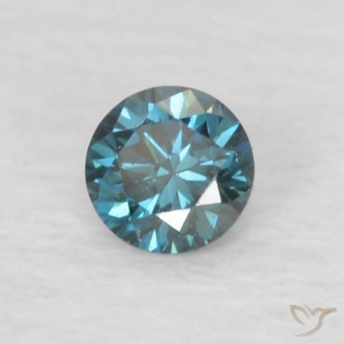 9,17 ctw natürlicher Blau Diamant, Rund Schliff, VVS