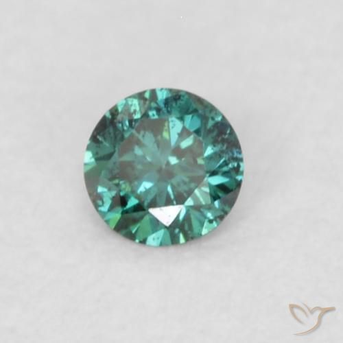 9,17 ctw natürlicher Grün Diamant, Runden, VVS-VS