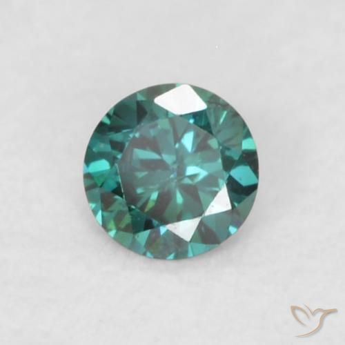 9,17 ctw natürlicher Grün Diamant, Runden, VVS-VS