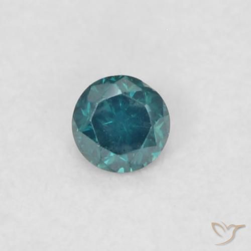 0.03ct Natürlicher Grün Diamant, Runden, VVS-VS
