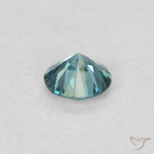 9,17 ctw natürlicher Blau Diamant, Runden, VVS-VS