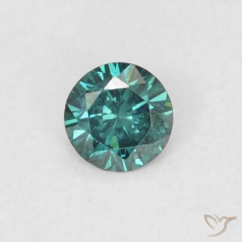 0.07ct Natürlicher Grün Diamant, Runden, VS