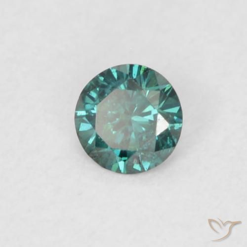 9,17 ctw natürlicher Grün Diamant, Runden, VS