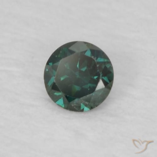 9,17 ctw natürlicher Grün Diamant, Runden, VVS
