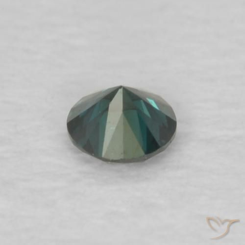 9,17 ctw natürlicher Grün Diamant, Runden, VVS