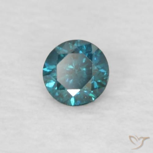 9,17 ctw natürlicher Blau Diamant, Runden, VVS