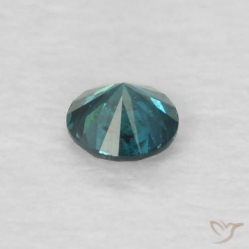 9,17 ctw natürlicher Blau Diamant, Runden, VVS