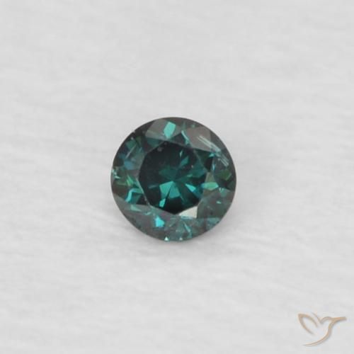 0.03ct Natürlicher Grün Diamant, Runden, VVS-VS