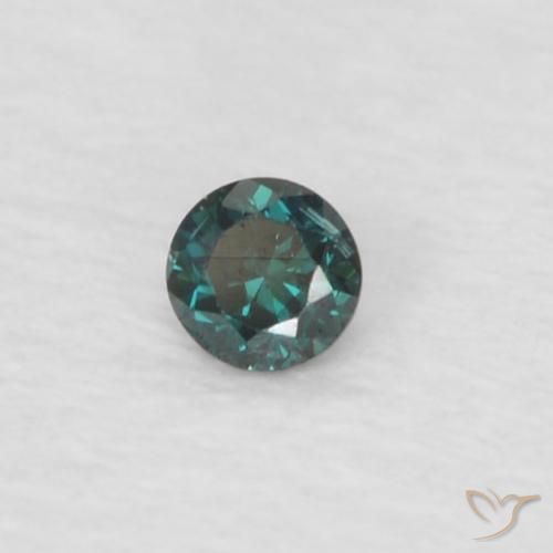 9,17 ctw natürlicher Grün Diamant, Runden, VVS-VS