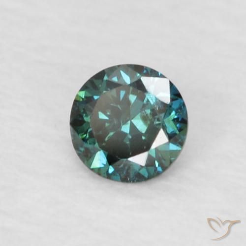 9,17 ctw natürlicher Grün Diamant, Runden, VVS-VS
