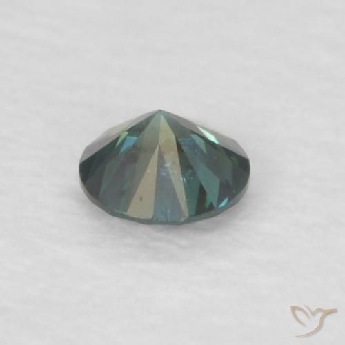 9,17 ctw natürlicher Grün Diamant, Runden, VVS-VS