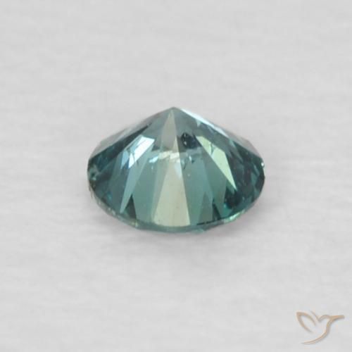 9,17 ctw natürlicher Grün Diamant, Runden, VVS-VS