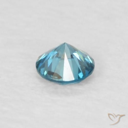 9,17 ctw natürlicher Blau Diamant, Rund Schliff, VVS-VS