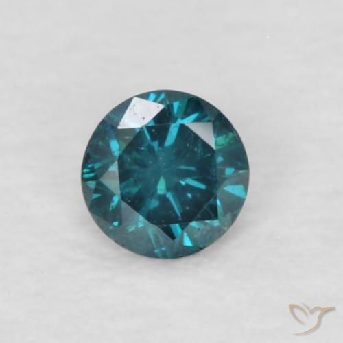0.05ct Natürlicher Blau Diamant, Runden, VVS-VS