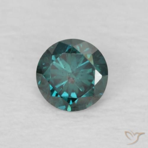 9,17 ctw natürlicher Grün Diamant, Runden, VS