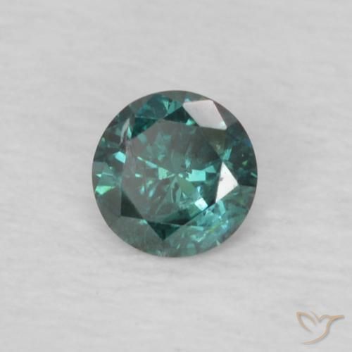 9,17 ctw natürlicher Grün Diamant, Runden, VS