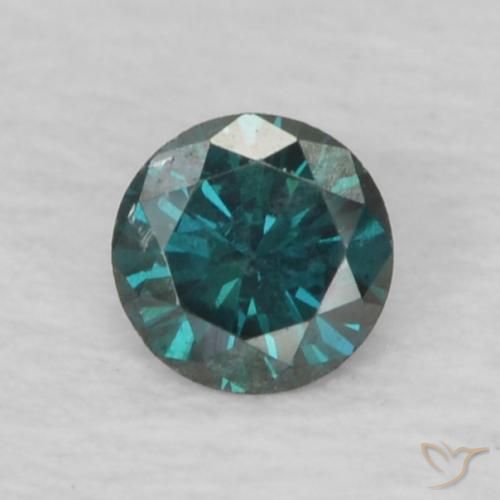 0.06ct Natürlicher Grün Diamant, Runden, VS