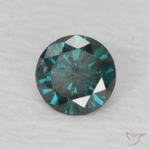 9,17 ctw natürlicher Grün Diamant, Runden, VS