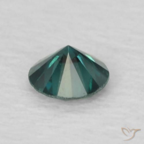 9,17 ctw natürlicher Grün Diamant, Runden, VS