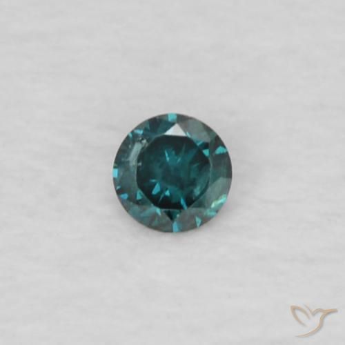 0.02ct Natürlicher Grün Diamant, Runden, VS