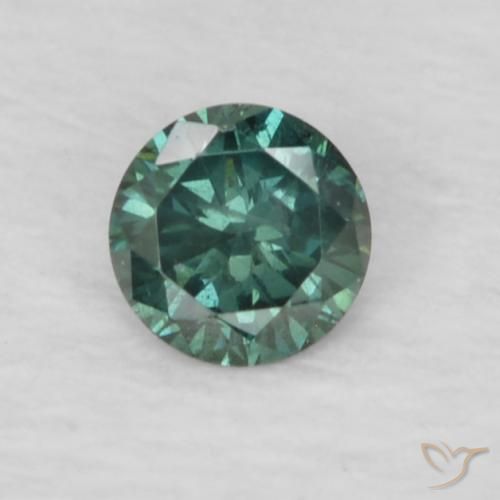 0.06ct Natürlicher Grün Diamant, Runden, VS