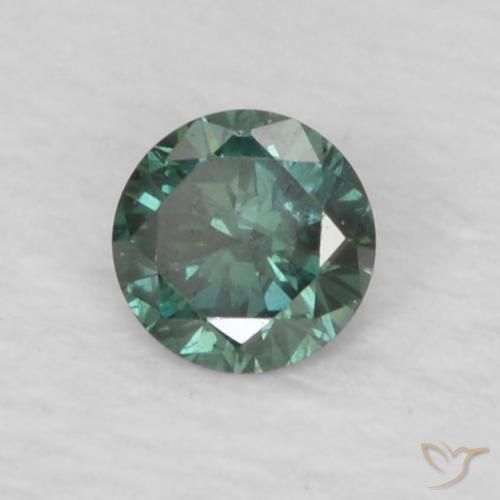 9,17 ctw natürlicher Grün Diamant, Runden, VS