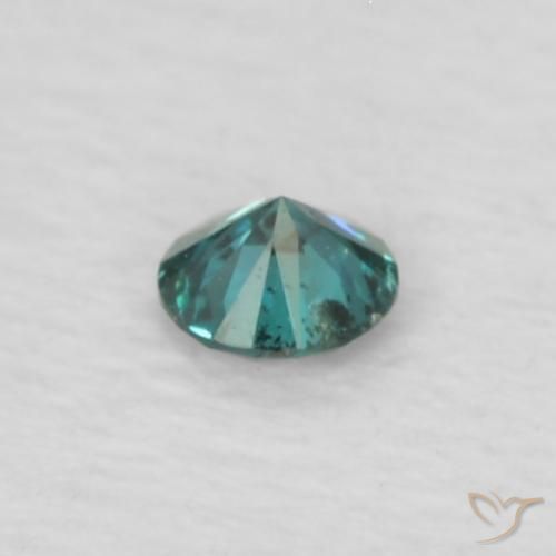 9,17 ctw natürlicher Grün Diamant, Runden, VS