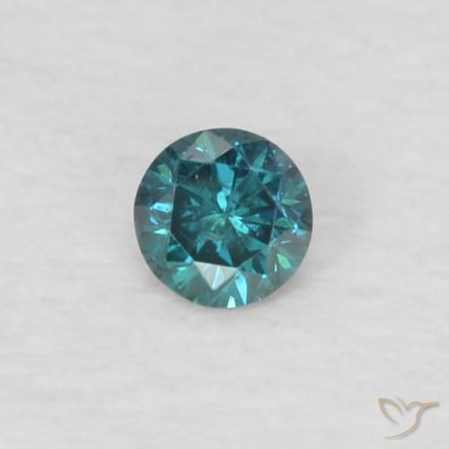 0.03ct Natürlicher Blau Diamant, Runden, VS