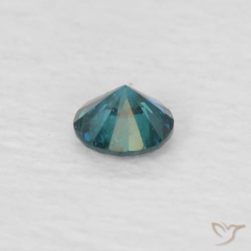 9,17 ctw natürlicher Blau Diamant, Runden, VS