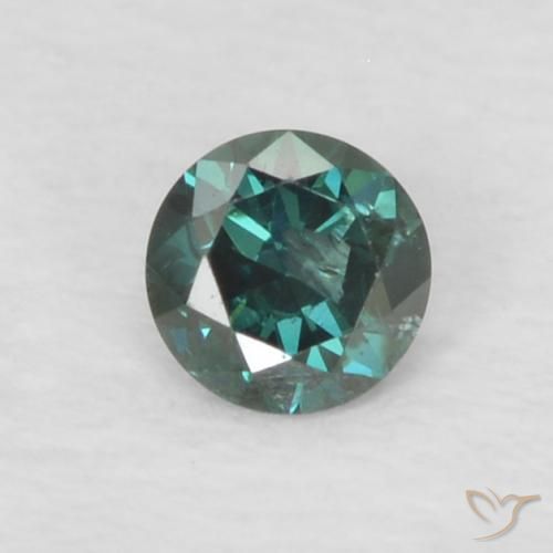0.06ct Natürlicher Grün Diamant, Runden, VS